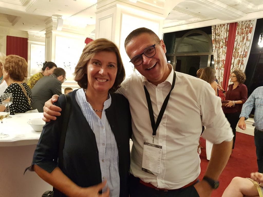 Con el Dr Mateo Tretti San Sebastian 2018