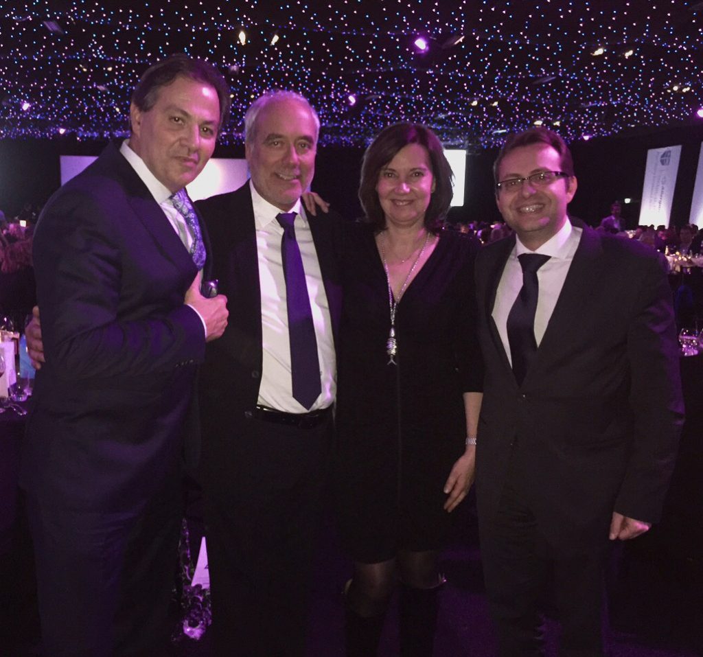 Con el Dr Ortiz, el Dr Swift y Juan Pedro Franco - Londres 2016