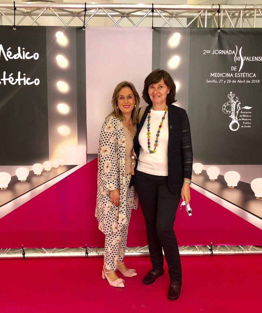 Con la Dra Encina Sánchez Jornadas Hispalenses 2018