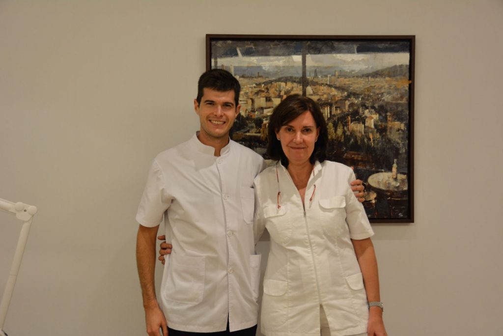 El Dr César Noval con la Dra Villanueva - noviembre 2015