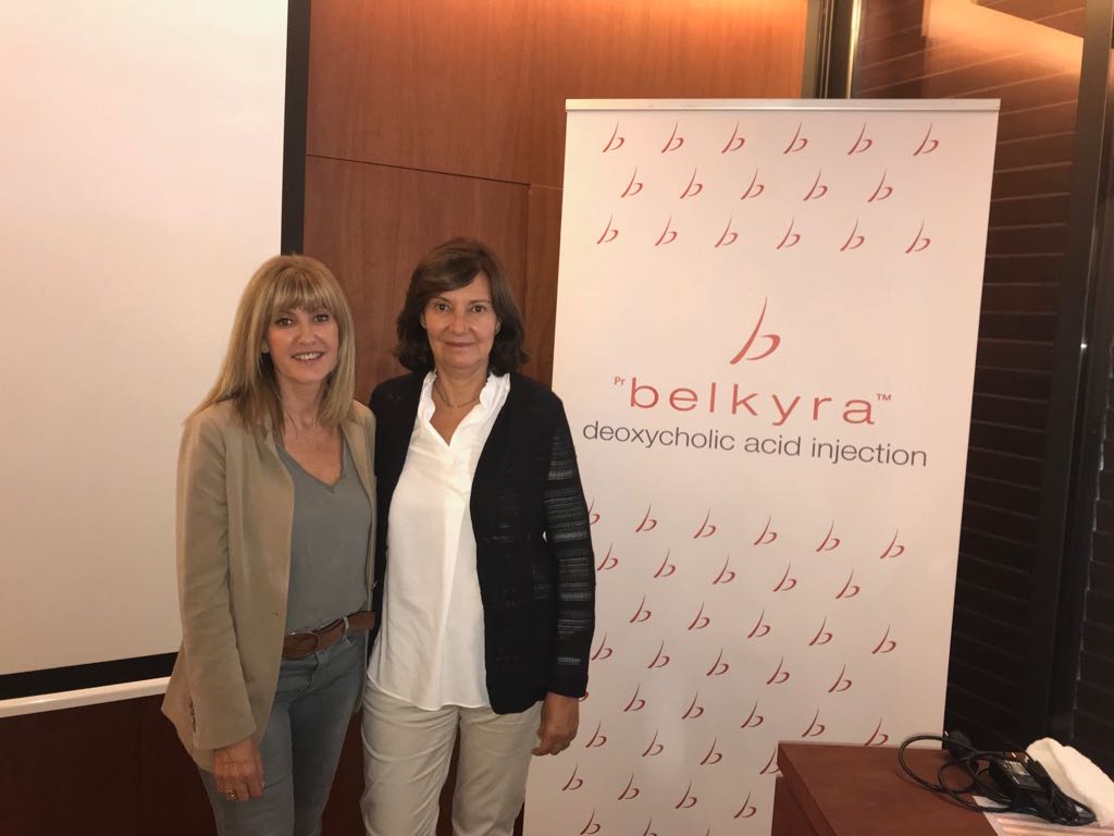 La Dra Cristina Villanueva con la Dra Elia Roo - Taller de Belkyra 2017
