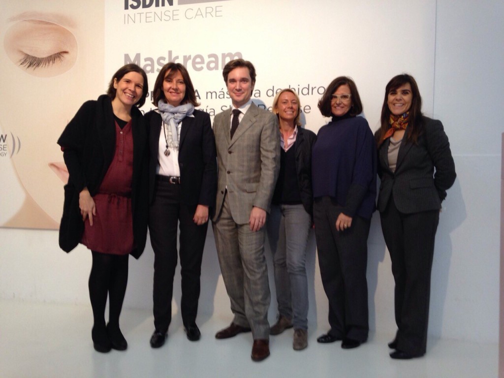Con el Equipo de Isdin en Madrid - Diciembre 2014